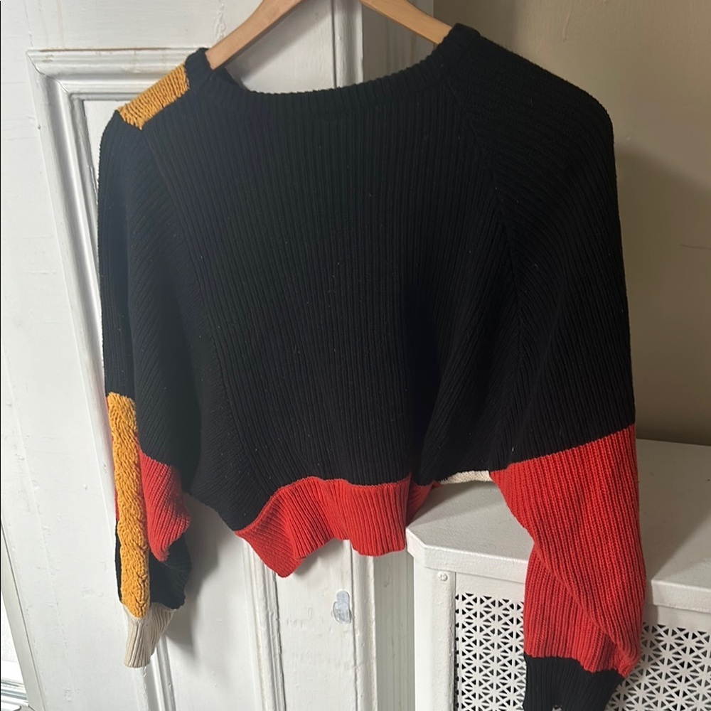 Colorblock Knit Sweater - Multicolor - Picture 6 of 6